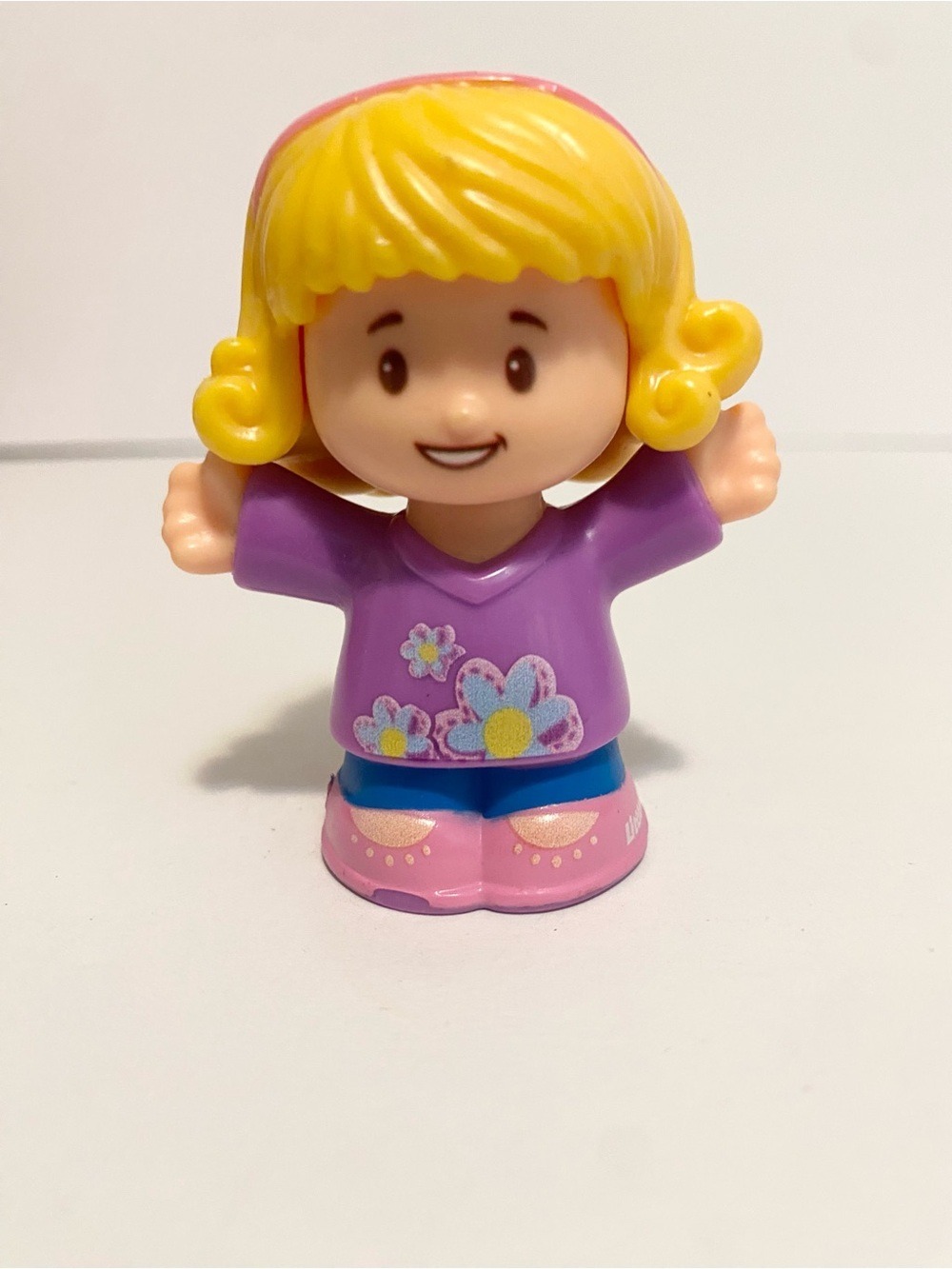 Little People School Girl Purple Dollhouse Figure Fisher Price Toy Doll 4/$20 🛑